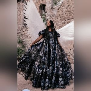 Jessakea Wendy Dress Black Floral Fit S